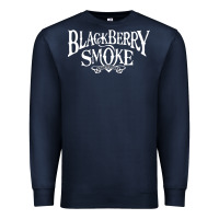 Navy blackberry smoke Premium Sweatshirt - linhVisuals