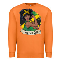 Carrot jamaican black woman t shirt jamaica afro girl pride Premium Sweatshirt - linhVisuals
