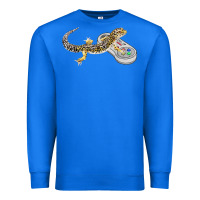 True Royal leopard gecko playing video game lizard & reptiles gamers t shirt Premium Sweatshirt - linhVisuals