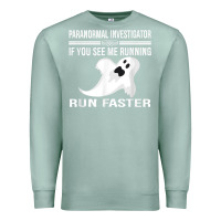 Seafoam paranormal investigator ghost hunting t shirt Premium Sweatshirt - linhVisuals