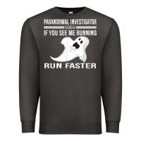 Smoke paranormal investigator ghost hunting t shirt Premium Sweatshirt - linhVisuals