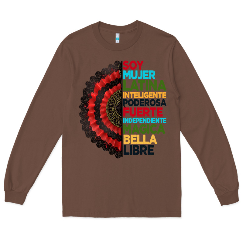 Hispanic Heritage Month Hand Fan Long Sleeve Tee by BundleAndBundleShop | Teevron