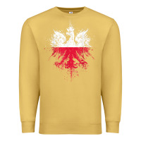 Antique Gold polish eagle  polish pride  polish flag  polish t shirt Premium Sweatshirt - linhVisuals