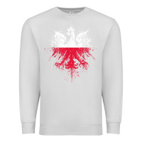 Dove Grey polish eagle  polish pride  polish flag  polish t shirt Premium Sweatshirt - linhVisuals