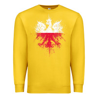 Lemon polish eagle  polish pride  polish flag  polish t shirt Premium Sweatshirt - linhVisuals