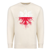 Sandshell polish eagle  polish pride  polish flag  polish t shirt Premium Sweatshirt - linhVisuals