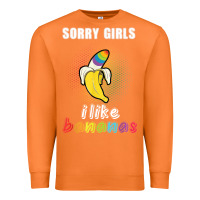 Carrot mens sorry girl i like bananas funny lgbt gay pride tshirt gifts Premium Sweatshirt - linhVisuals