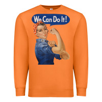Carrot rosie the riveter shirt we can do it feminist retro t shirt Premium Sweatshirt - linhVisuals