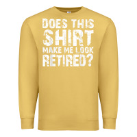 Antique Gold retirement gifts for men funny retirement shirt for party Premium Sweatshirt - linhVisuals