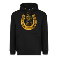Black horseshoe and cowgirl Heavyweight Hoodie - JahusDesignShop