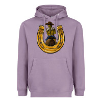 Lavender horseshoe and cowgirl Heavyweight Hoodie - JahusDesignShop