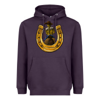 Plum horseshoe and cowgirl Heavyweight Hoodie - JahusDesignShop