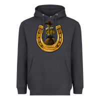 Smoke horseshoe and cowgirl Heavyweight Hoodie - JahusDesignShop