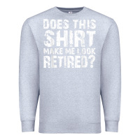 Heather Grey retirement gifts for men funny retirement shirt for party Premium Sweatshirt - linhVisuals
