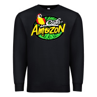 Black cafe #amazon Premium Sweatshirt - linhVisuals