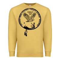 Antique Gold neil young crazy horse american tour 1976 [tw] Premium Sweatshirt - linhVisuals
