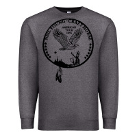 Charcoal Heather neil young crazy horse american tour 1976 [tw] Premium Sweatshirt - linhVisuals