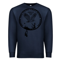 Navy neil young crazy horse american tour 1976 [tw] Premium Sweatshirt - linhVisuals
