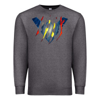 Charcoal Heather nightwing super hero Premium Sweatshirt - linhVisuals