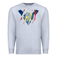 Heather Grey nightwing super hero Premium Sweatshirt - linhVisuals