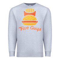 Heather Grey five guys Premium Sweatshirt - linhVisuals