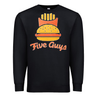 Black five guys Premium Sweatshirt - linhVisuals