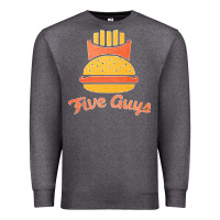 Charcoal Heather five guys Premium Sweatshirt - linhVisuals
