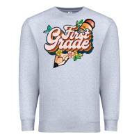 Heather Grey first grade Premium Sweatshirt - JahusDesignShop