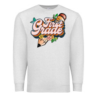 Oatmeal Heather first grade Premium Sweatshirt - JahusDesignShop