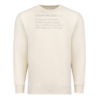 Sandshell musician definition Premium Sweatshirt - linhVisuals