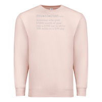 Pale Pink musician definition Premium Sweatshirt - linhVisuals