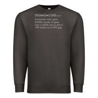 Smoke musician definition Premium Sweatshirt - linhVisuals