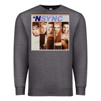 Charcoal Heather n sync [tw] Premium Sweatshirt - linhVisuals