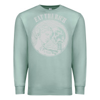 Seafoam eat the rich Premium Sweatshirt - linhVisuals