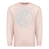Pale Pink eat the rich Premium Sweatshirt - linhVisuals