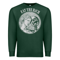 Sports Green eat the rich Premium Sweatshirt - linhVisuals