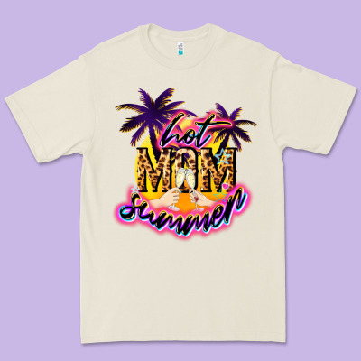 Hot Mom Summer Mother' Say Premium Tee Designed By Howdyjamesfarm
