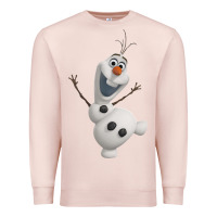 Pale Pink olaf frozen 01 Premium Sweatshirt - linhVisuals