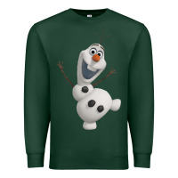 Sports Green olaf frozen 01 Premium Sweatshirt - linhVisuals