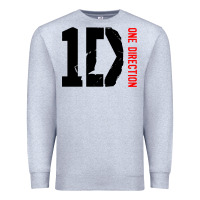 Heather Grey one direction 1d [twhite] Premium Sweatshirt - linhVisuals