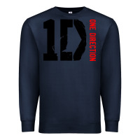 Navy one direction 1d [twhite] Premium Sweatshirt - linhVisuals