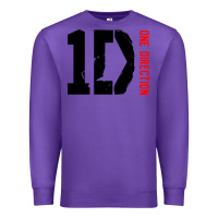 Purple one direction 1d [twhite] Premium Sweatshirt - linhVisuals