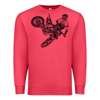 Cardinal Eli Tomac Jump Illustration Premium Sweatshirt - linhVisuals
