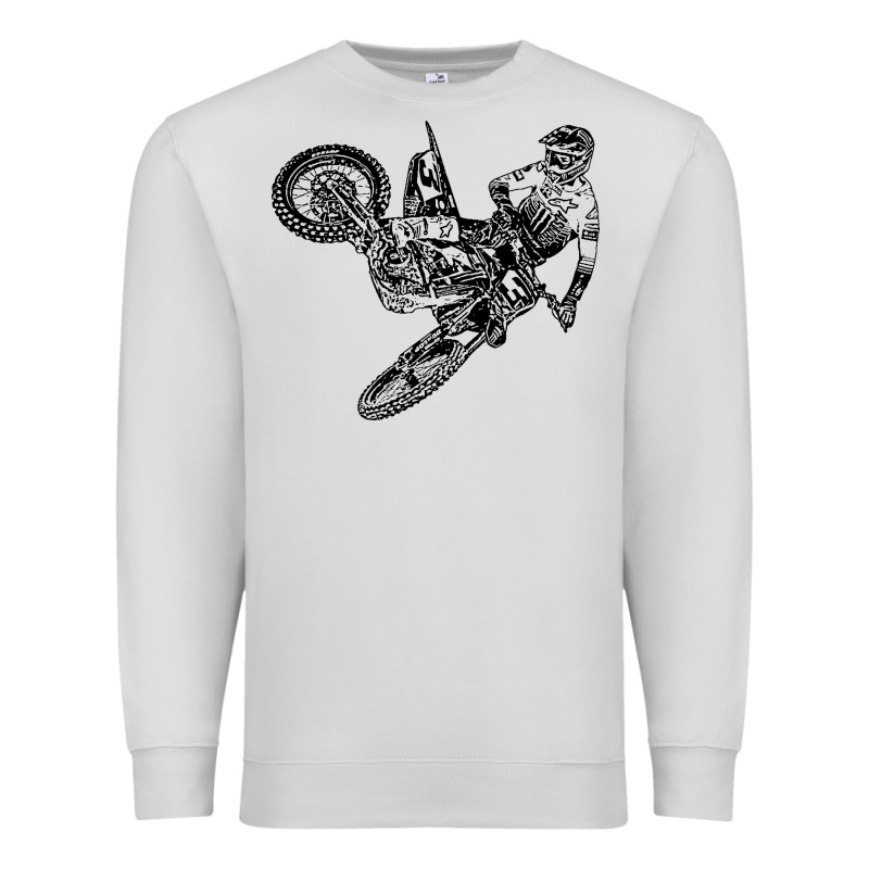 Eli Tomac Jump Illustration Premium Sweatshirt by linhVisuals | Teevron