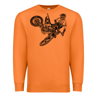 Carrot Eli Tomac Jump Illustration Premium Sweatshirt - linhVisuals