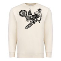 Sandshell Eli Tomac Jump Illustration Premium Sweatshirt - linhVisuals