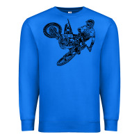 True Royal Eli Tomac Jump Illustration Premium Sweatshirt - linhVisuals