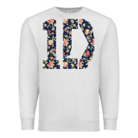 Oatmeal Heather one direction flower [tw] Premium Sweatshirt - linhVisuals