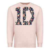 Pale Pink one direction flower [tw] Premium Sweatshirt - linhVisuals