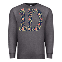 Charcoal Heather one direction flower [tw] Premium Sweatshirt - linhVisuals